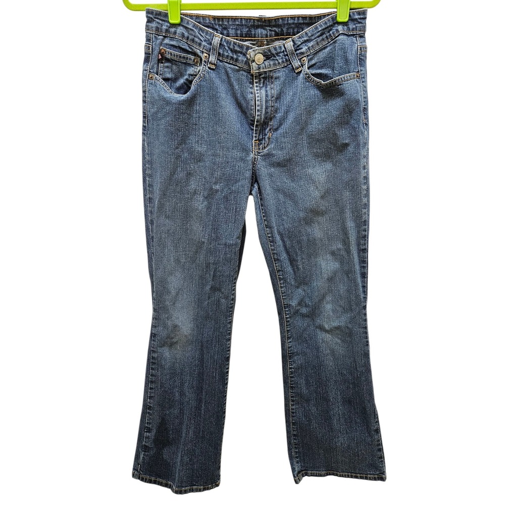 Ralph Lauren Jeans Stretch Kelly Bootcut Denim Blue Wash‎ Womens Size 12x30